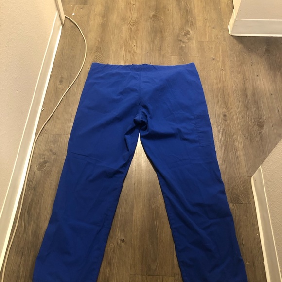 Scrubstar Women’s Navy Blue Cargo Jogger Pull-On 3 Pockets Scrub Pant Sz Large - Picture 9 of 13